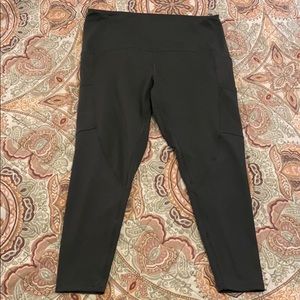 Zella Ribbed Yoga Pants